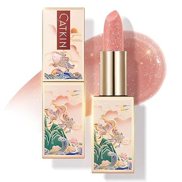 CATKIN Tinted Lip Balm Glitter Lip Stain Cracked & Dry Lips 0.12 oz C09 Aurora - Picture 1 of 5